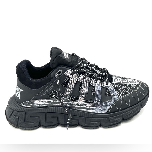 Versace Trigreca Lace-Up Sneakers